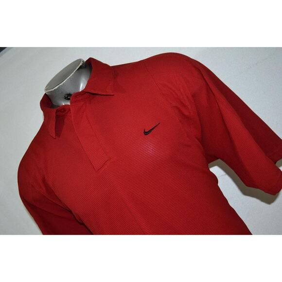 Nike Other - 18269 Nike Golf Polo Shirt Performance Red Polyester Size 2XL Mens